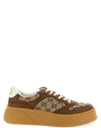 Gucci Brown Calfskin Chunky Sneakers