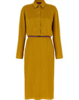 Gucci Bicolor Viscose Midi Dress