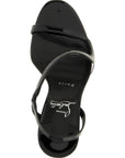 Christian Louboutin Black Calfskin Stiletto Heel Sandals