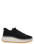 Chloé Bicolor Polyester Athletic Sneakers