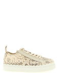 Chloé Beige Polyamide Low Top Sneakers