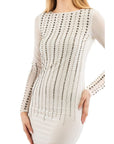 Patrizia Pepe White Polyester Casual Dress