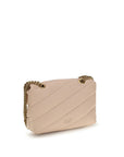 PINKO Multicolor Calf Leather Bos Taurus Shoulder Bag