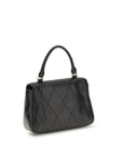 Tory Burch Black Calf Leather Bos Taurus Handbag