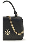 Tory Burch Black Calf Leather Bos Taurus Handbag