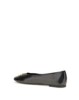 Tory Burch Black Calf Leather Bos Taurus Ballet Flats