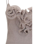 Magda Butrym Beige Lyocell Casual Dress