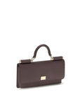 Dolce & Gabbana Brown Calf Leather Bos Taurus Shoulder Bag