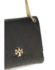 Tory Burch Black Calf Leather Bos Taurus Shoulder Bag