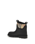 Burberry Black Rubber Ankle Boots