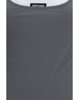 Miu Miu Gray Recycled Polyamide Casual Dress