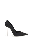 LE SILLA Black Calf Leather Bos Taurus High Heel Pumps