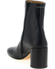 MM6 Maison Margiela Black Polyester Ankle Boots