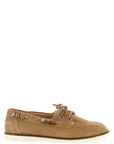 PINKO Beige Calfskin Moccassin