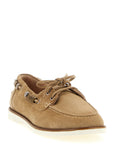 PINKO Beige Calfskin Moccassin