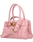 Versace Pink Leather Handbag