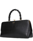 Jil Sander Black Leather Handbag