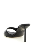 LE SILLA Black Polyethylene Stiletto Heel Sandals