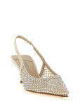 LE SILLA Beige Polyester Mid Heel Pumps