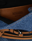 Moschino Blue Cotton Handbag