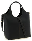Tod's Black Calfskin Tote Bag