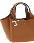 Tod's Brown Calfskin Handbag