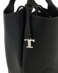 Tod's Black Calfskin Handbag