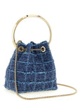 Jimmy Choo Blue Fabric Handbag