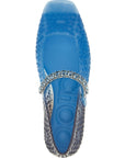 Jimmy Choo Blue Plastic Ballet Flats