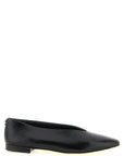 Jimmy Choo Black Leather Ballet Flats