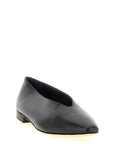 Jimmy Choo Black Leather Ballet Flats