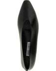 Jimmy Choo Black Leather Ballet Flats