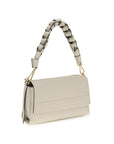 Coccinelle Beige Calf Leather Bos Taurus Shoulder Bag