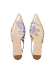 Burberry Brown Fabric Ballet Flats