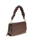 Coccinelle Brown Calf Leather Bos Taurus Shoulder Bag