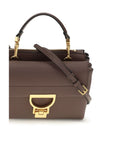 Coccinelle Brown Calf Leather Bos Taurus Handbag
