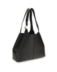 Coccinelle Black Calf Leather Bos Taurus Shoulder Bag