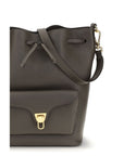Coccinelle Brown Calf Leather Bos Taurus Shoulder Bag
