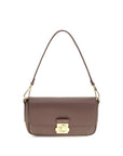 Coccinelle Brown Calf Leather Bos Taurus Shoulder Bag