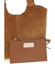 Coccinelle Brown Calf Leather Bos Taurus Shoulder Bag