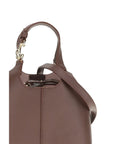 Coccinelle Beige Calf Leather Bos Taurus Shoulder Bag