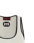 Gucci Bicolor Viscose Tank Tops