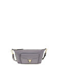 Coccinelle Gray Calf Leather Bos Taurus Shoulder Bag