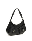 Coccinelle Black Calf Leather Bos Taurus Shoulder Bag