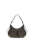 Coccinelle Brown Calf Leather Bos Taurus Shoulder Bag