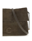 Coccinelle Brown Calf Leather Bos Taurus Shoulder Bag