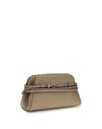 Moschino Beige Goatskin Shoulder Bag