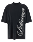 Balenciaga Black Cotton T-Shirt