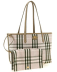 Burberry Beige Calfskin Tote Bag