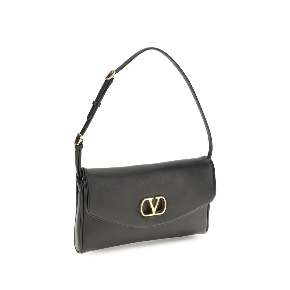 Valentino Garavani Brown Lamb Ovis Aries Aries Shoulder Bag